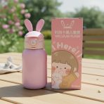 BOTELLA INFANTIL 500 ML VACUM FLSAK ROSA