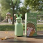 BOTELLA INFANTIL 500 ML VACUM FLSAK VERDE - Imagen 3