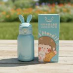 BOTELLA INFANTIL 500 ML VACUM FLSAK CELESTE - Imagen 3