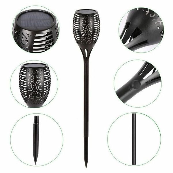 ANTORCHA SOLAR NEGRO x 2-278-