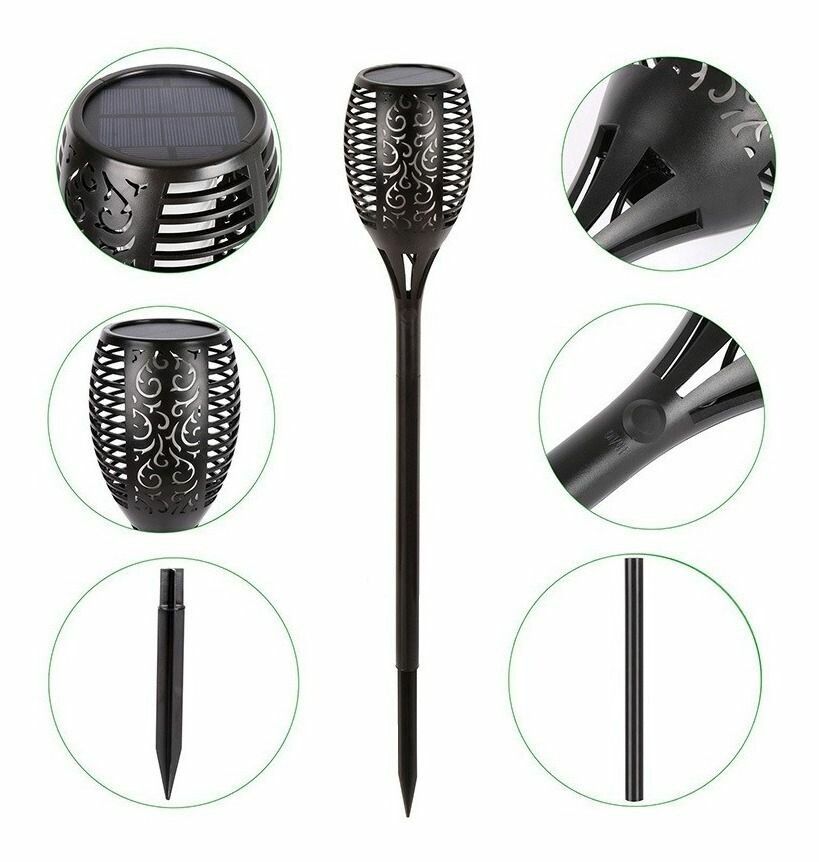 antorcha solar negro x 2-278- ANTORCHA SOLAR NEGRO x 2-278- - Imagen 1