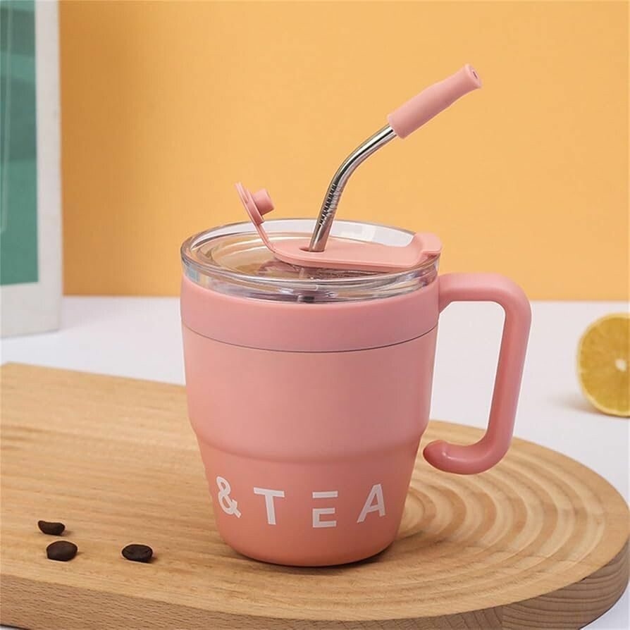 taza termica con sorbete 480ml-t480-marron TAZA TERMICA CON SORVETE 480ml-t480-MARRON - Imagen 1