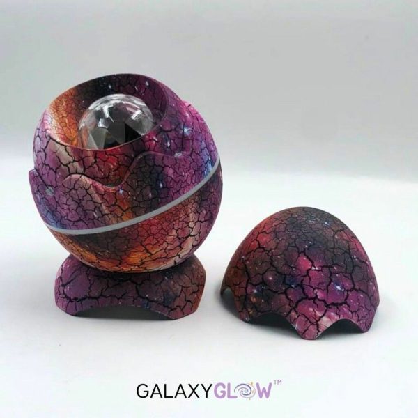 PROYECTOR HUEVO DE DINOSAURIO VIOLETA