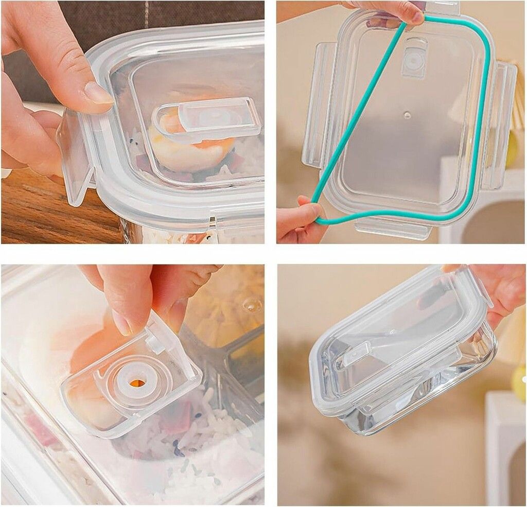 SET TAPPER/VIANDA/HERMET/VIDRIO-345 SET TAPPER/VIANDA/HERMET/VIDRIO-345 - Imagen 1