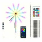 TIRA LED DE ADAS FUEGO ARTIFICIAL RGB C-M9021 - Imagen 2