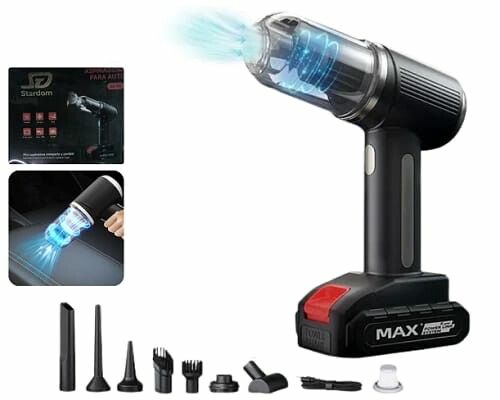 ASPIRADORA DE AUTO PORTATIL 120W-SL-205