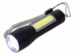 LINTERNA MINI RECARGABLE LED CON ZOOM H- NEGRO