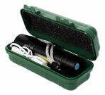 LINTERNA MINI RECARGABLE LED CON ZOOM H- NEGRO - Imagen 2