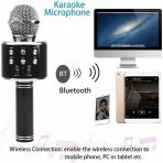 MICROFONO KARAOKE EFECTO DE V-MIC21007-KA5796-NEGRO