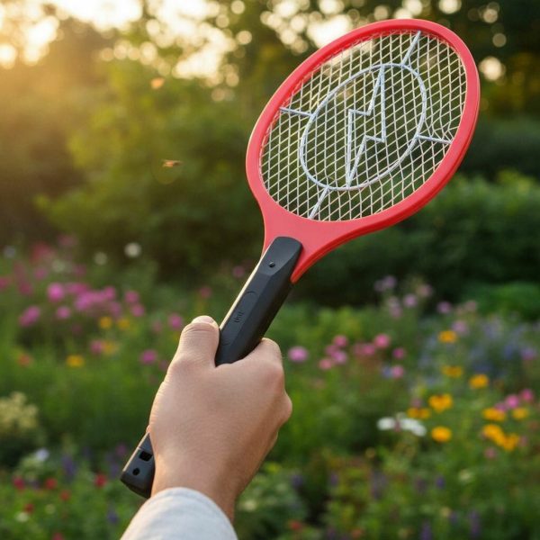 RAQUETA MATA MOSQUITO RECARGABLE BN144-HJO3-ROJA
