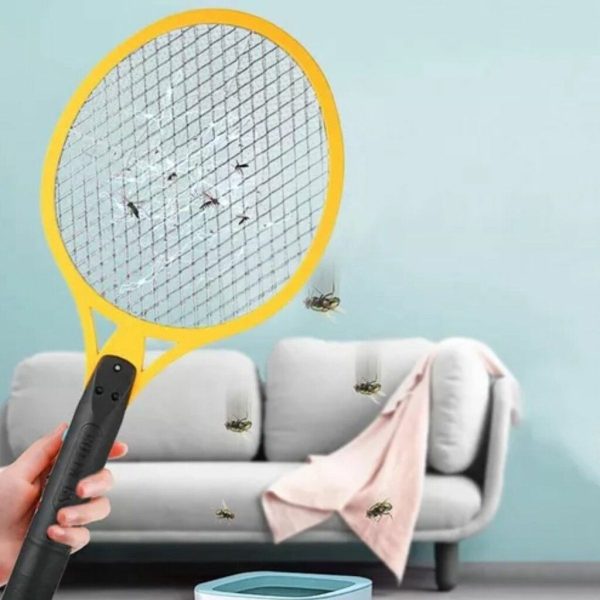 RAQUETA MATA MOSQUITO RECARGABLE BN144-HJO3-AMARILLO