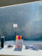 PIZARRA LED 60X40 CM NEON+COLORES - Imagen 2