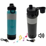 BOTELLA DEPORTIVA PARLANTE CH-M834 GRIS