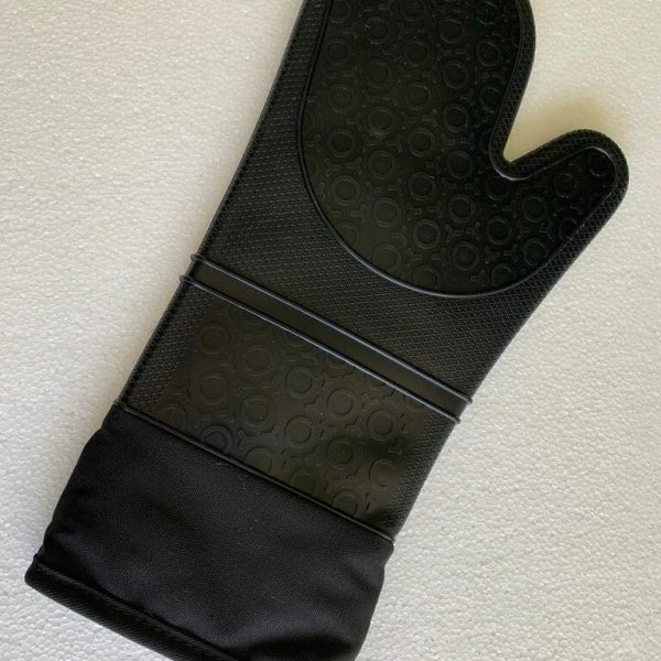 GUANTE DE SILICONA PARA COCINA (P601) NEGRO