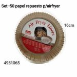 MOLDE PARA AIR FRYER 16CM- MELECH (100 UNIDADES )