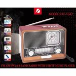 RADIO PARLANTE BT 4 BANDAS-KTF1647-BROWN