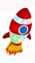 PELUCHE CON LUZ  COHETE- - Imagen 2