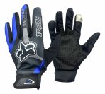 GUANTES FOX PARA MOTERO TALLE M NEGRO Y AZUL - Imagen 3