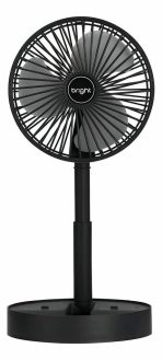 VETILADOR PLEGABLE CUADRADO (FAN-114009) NEGRO - Imagen 2