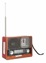 RADIO PARLANTE BT 4 BANDAS DISEÑO MADERA MARRON KTF-1647 - Imagen 3