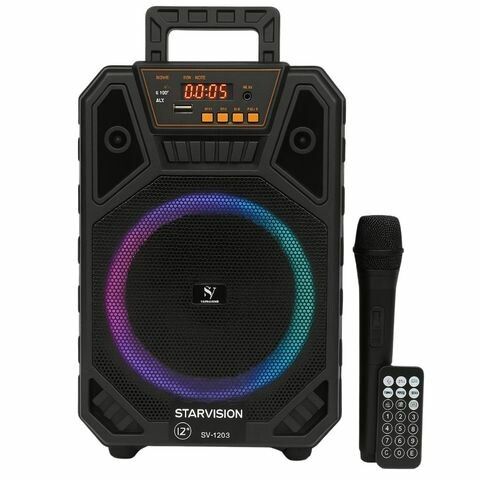 PARLANTE STAR-VISION 12 PLG CON MICROFONO SV-1203