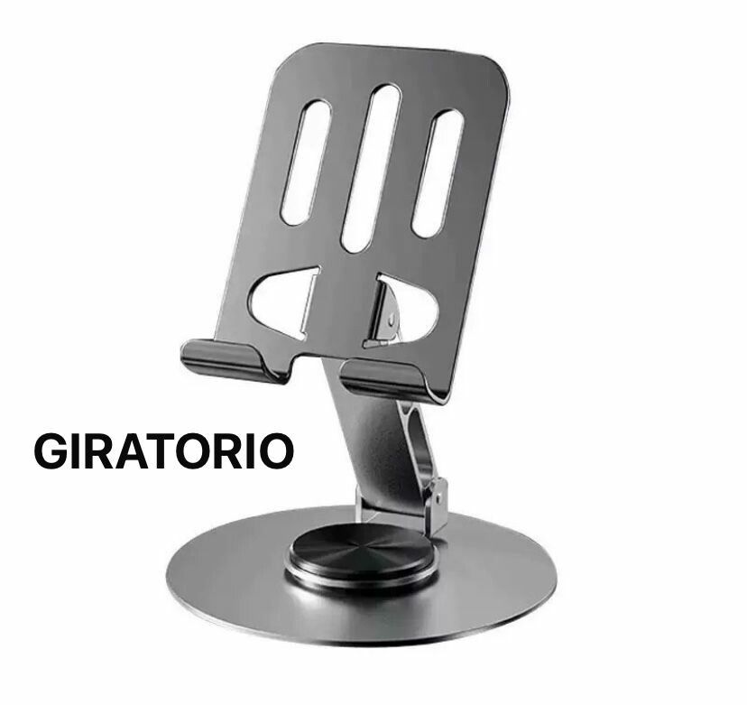 SOPORTE PARA CELULAR METALICO GIRATORIO ZM-0113 SOPORTE PARA CELULAR METALICO GIRATORIO ZM-0113 - Imagen 1