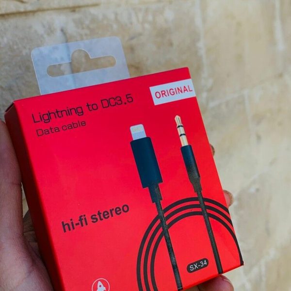 CABLE 3.5 MACHO A LIGHTNING