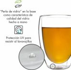 VASO DE VIDRIO DOBLE CAPA 350ML - Imagen 2