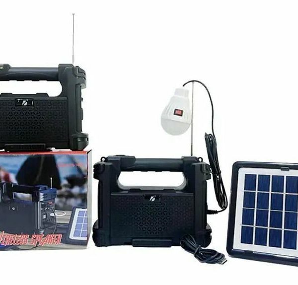 PARLANTE SOLAR CON LINTERNA