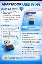 USB WIFI 300MB 802.11N (LAMBO TECH) - Imagen 2
