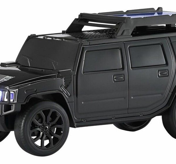 PARLANTE BT HUMMER H3 CON PANEL SOLAR NEGRO
