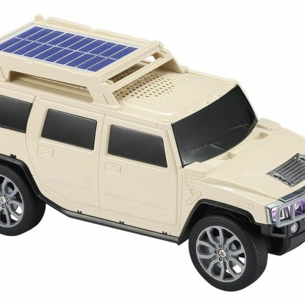 PARLANTE HUMMER CON PANEL SOLAR BEIGE