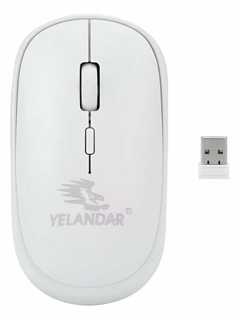 MOUSE INALAMBRICO YELANDER (E80) BLANCO MOUSE INALAMBRICO YELANDER (E80) BLANCO - Imagen 1