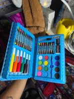 SUPER MEGA SET DE ARTE (42 PCS ) AZUL - Imagen 2