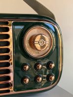 RADIO VINTAGE KARAOKE (VERDE MILITAR) - Imagen 3