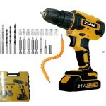 TALADRO INALAMBRICO 2BAT. 21V C-59509  t130405