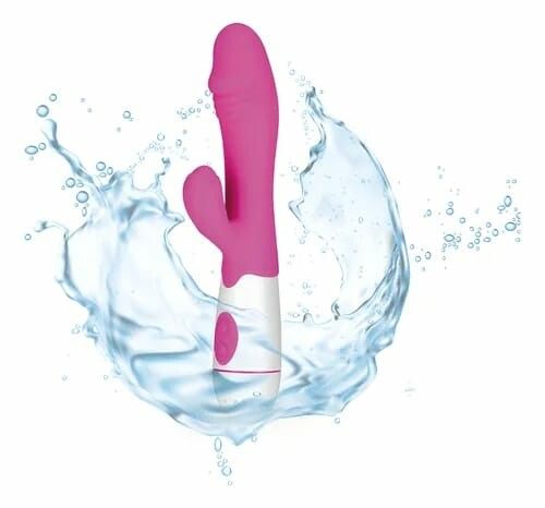 VIBRADOR DOBLE MUTE DESINGN (MELECH -371) ROSA