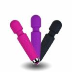 VIBRADOR DOBLE MUTE DESING  MELECH-371 LILA