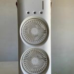 VENTILADOR HUMIFICADOR PORTATIL (BLANCO )