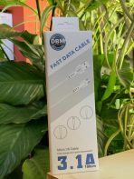 CABLE 3.1 FAST DATA V8 1 METRO BLANCO - Imagen 2