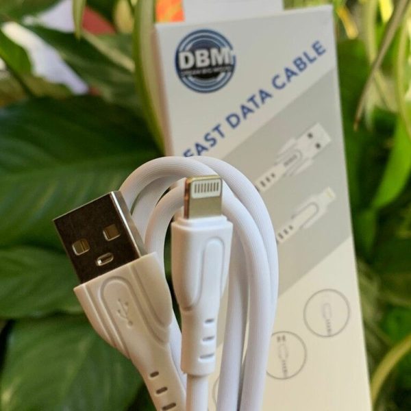 CABLE FAST DATA IMPORTACION IPHONE 1 METRO BLANCO