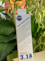 CABLE 3.1 FAST DATA IPHONE 2 METROS BLANCO - Imagen 2