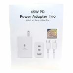 CARGADOR COMPLETO SAMSUNG 65W TIPO C CALIDAD ORIGINAL+CABLE C A C  BLANCO - Imagen 2