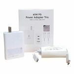 CARGADOR COMPLETO SAMSUNG 65W TIPO C CALIDAD ORIGINAL+CABLE C A C  BLANCO