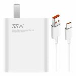 CARGADOR COMPLETO XIAOMI 33W CALIDAD ORIGINAL BLANCO )