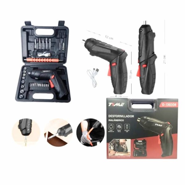 DESTORNILLADOR  INALAMBRICO  48PC 5V  D-130308