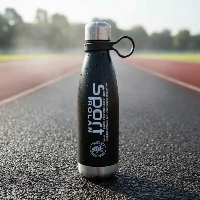 BOTELLA TERMICA SPORT 500ML CL-500 LM-4545 NEGRA BOTELLA TERMICA SPORT 500ML CL-500 LM-4545 NEGRA - Imagen 1