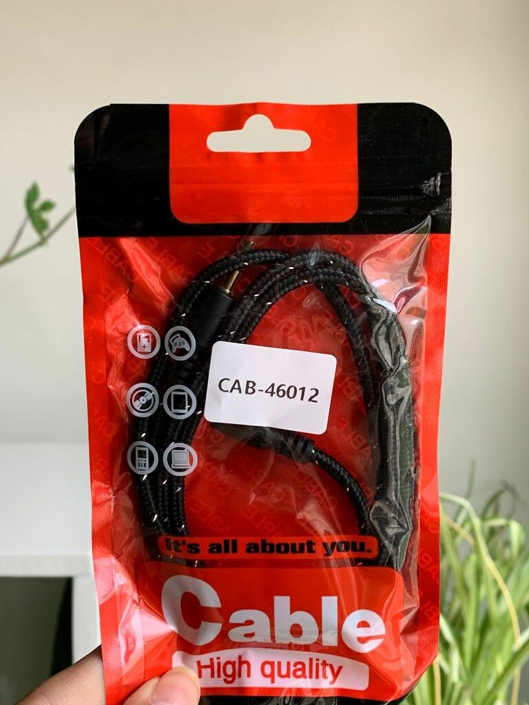 CABLE AUXILIAR CORDON 3.5 NEGRO CAB-46012 CABLE AUXILIAR CORDON 3.5 NEGRO CAB-46012 - Imagen 1