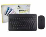 KIT DE MOUSE Y TECLADO INALAMBRICO TIME (TMU-001) NEGRO