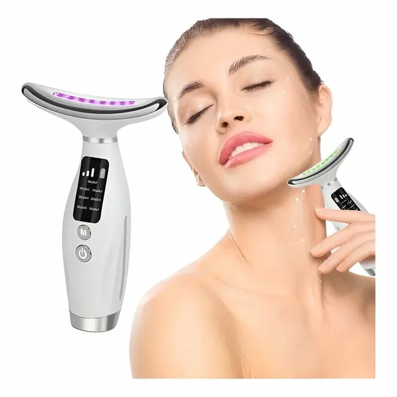 MASAJEADOR DE LUZ ROJA CARA Y CUELLO FS8266 MASAJEADOR DE LUZ ROJA CARA Y CUELLO FS8266 BLANCA - Imagen 1